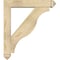 Ekena Millwork Funston Arts and Crafts Rough Sawn Bracket w/ Offset Brace, Douglas Fir, 6"W x 30"D x 34"H BKT0604X30X34FST03RDF - alternate 4